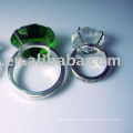 Promotional top quality decorative crystal glass stone diamond shape